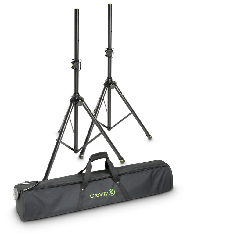 SS5211BSET1 Gravity Luidsprekerstatief set Aluminium