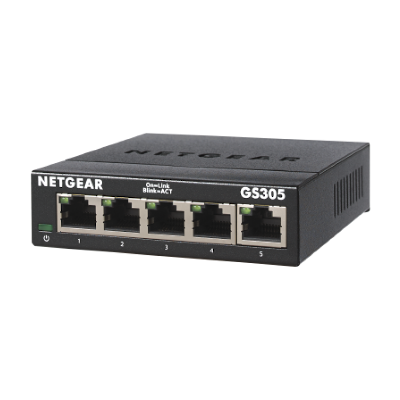 GS305v3 5-port Gigabit Ethernet Switch NETGEAR
