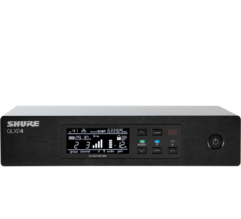 QLXD4-H51 Ontvanger Shure (534-598MHZ, BE)