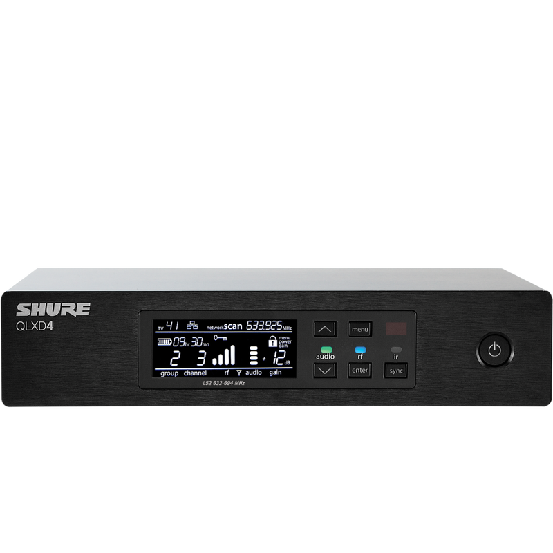 QLXD4-H51 Ontvanger Shure (534-598MHZ, BE)