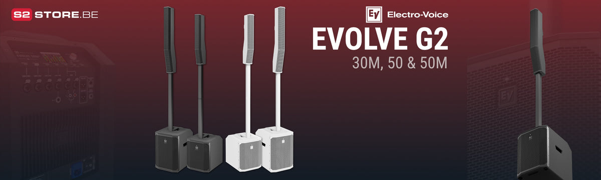 Electro-Voice EVOLVE G2: professionele prestaties, gebruiksgemak en maximale controle