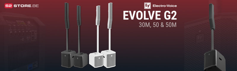 Electro-Voice EVOLVE G2: professionele prestaties, gebruiksgemak en maximale controle