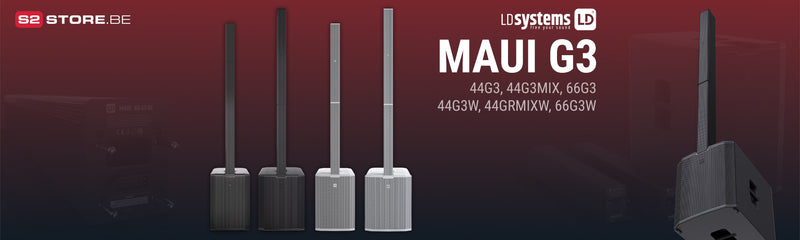 LD Systems MAUI 44 G3 & MAUI 66 G3: meer power, meer controle en meer impact