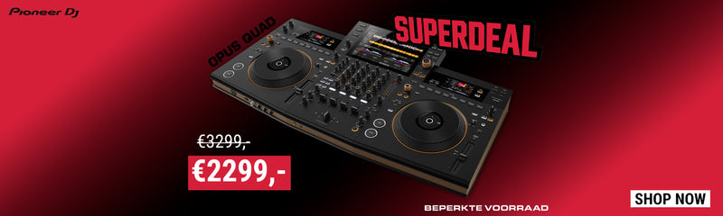 Maar liefst 1000 (!) euro korting op de Pioneer DJ Opus Quad!