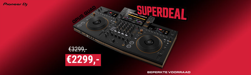 Maar liefst 1000 (!) euro korting op de Pioneer DJ Opus Quad!