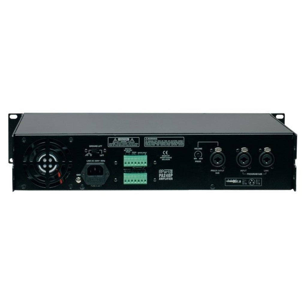 PA240P BIAMP 100 VOLT 240WATT VERSTERKER.