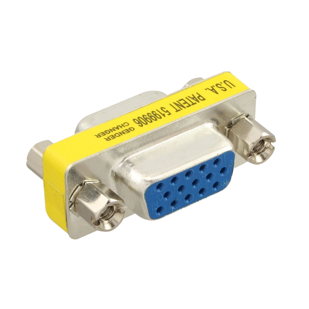 VGA  OVERGANG FEMALE-FEMALE 15 PIN