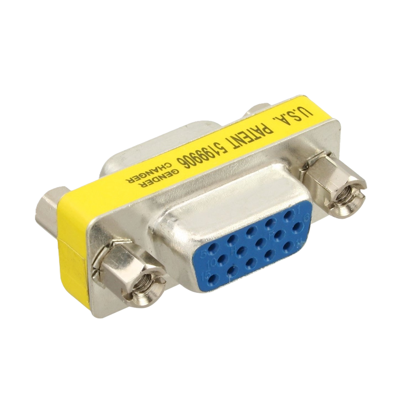 VGA  OVERGANG FEMALE-FEMALE 15 PIN