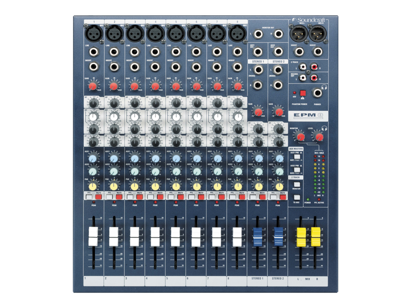EPM8 Soundcraft PA Mengtafel