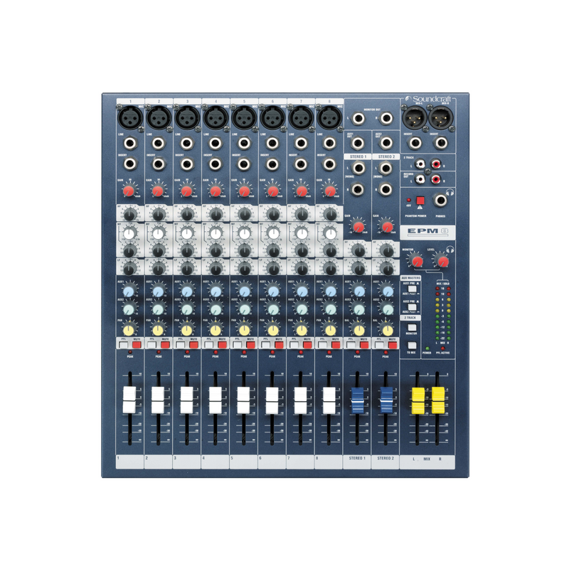 EPM8 Soundcraft PA Mengtafel