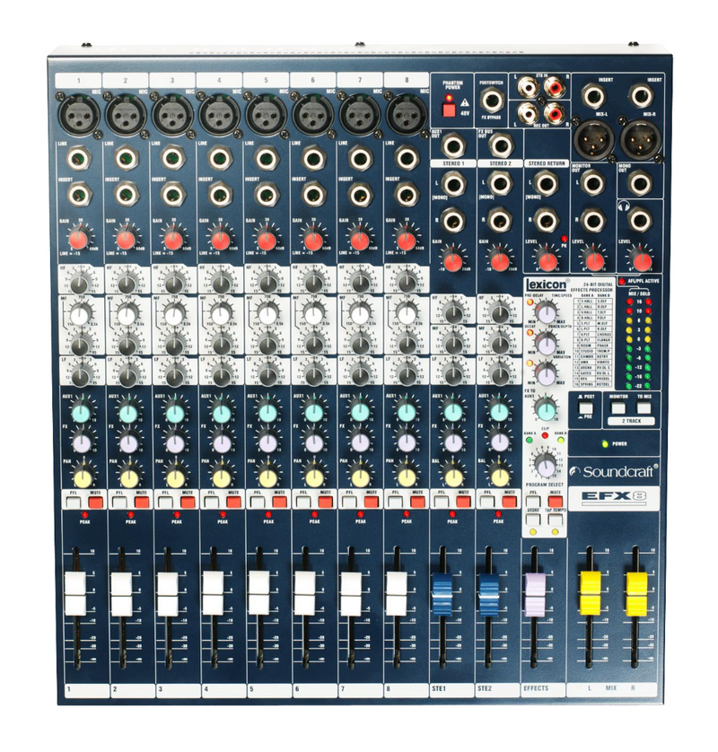 EFX8 Soundcraft Pa Mengtafel