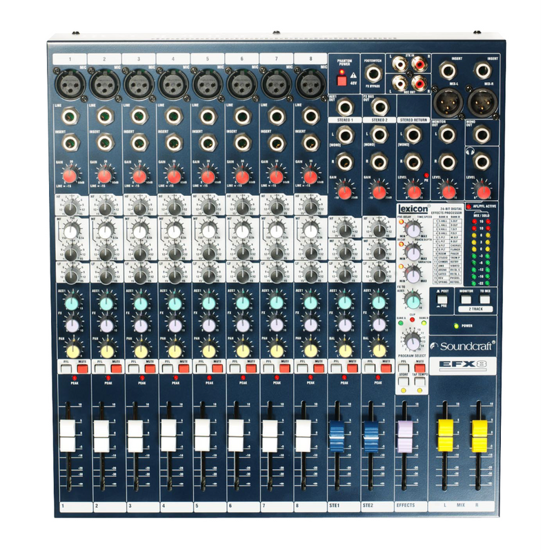 EFX8 Soundcraft Pa Mengtafel