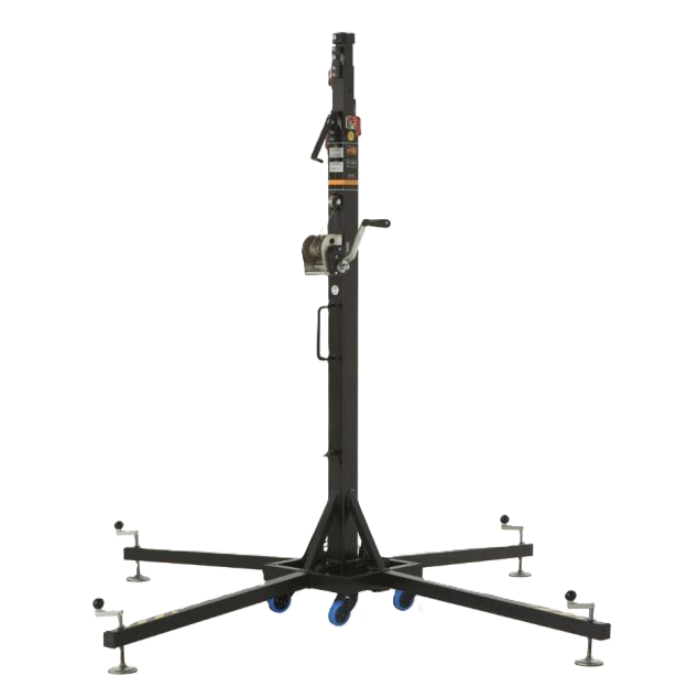 TE-064B VMB STATIEF MAX 150KG 5.35M. ZWART