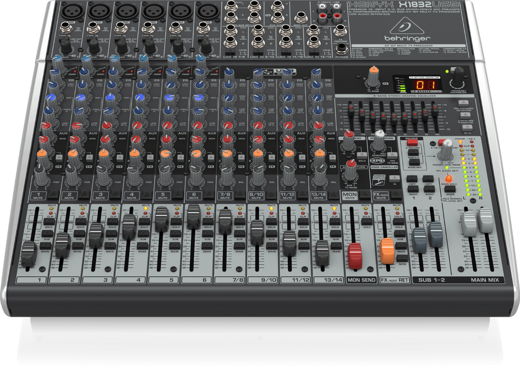 Xenyx X1832USB Behringer Analoge Mengtafel met Effecten