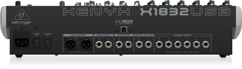 Xenyx X1832USB Behringer Analoge Mengtafel met Effecten