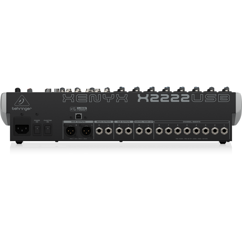 Xenyx X2222USB Behringer Analoge Mengtafel met Effecten