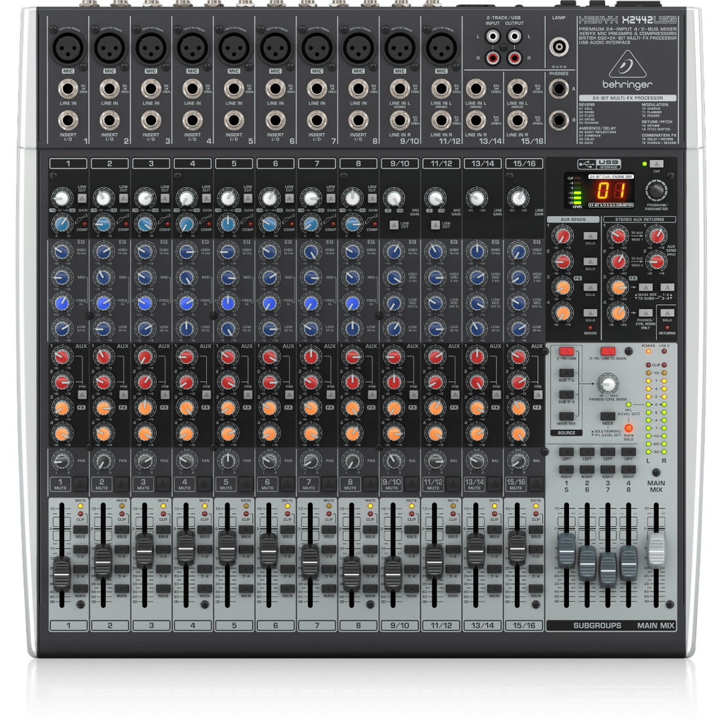 Xenyx X2442USB Behringer Analoge Mengtafel met Effecten