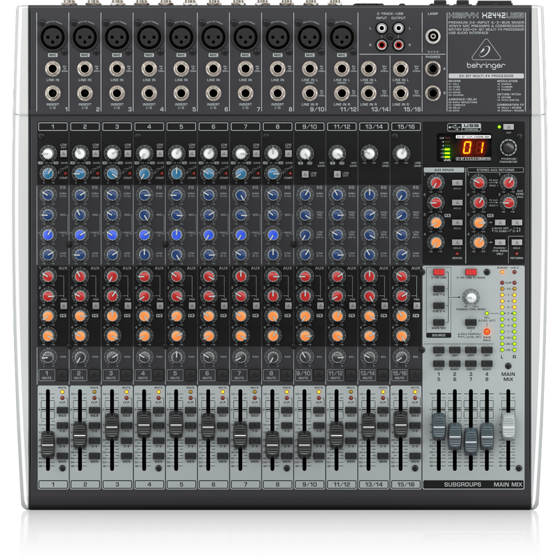 Xenyx X2442USB Behringer Analoge Mengtafel met Effecten
