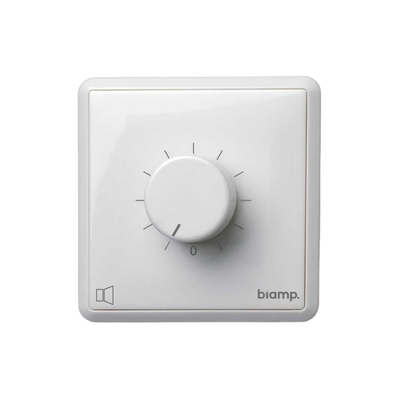 E-VOL60 BIAMP VOLUMEREGELAAR EURO 60W 100V WIT