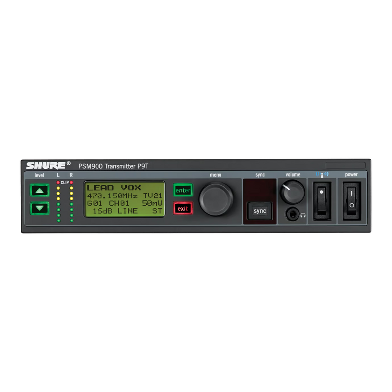 P9T Shure Draadloze In-Ear Zender PSM900 (G7E 506-542 MHz)