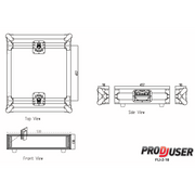 FLI-2-18 RS ProDJuser 19" Rack Case 2U