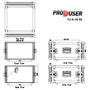 FLI-6-18 RS ProDJuser 19" Rack Case 6U