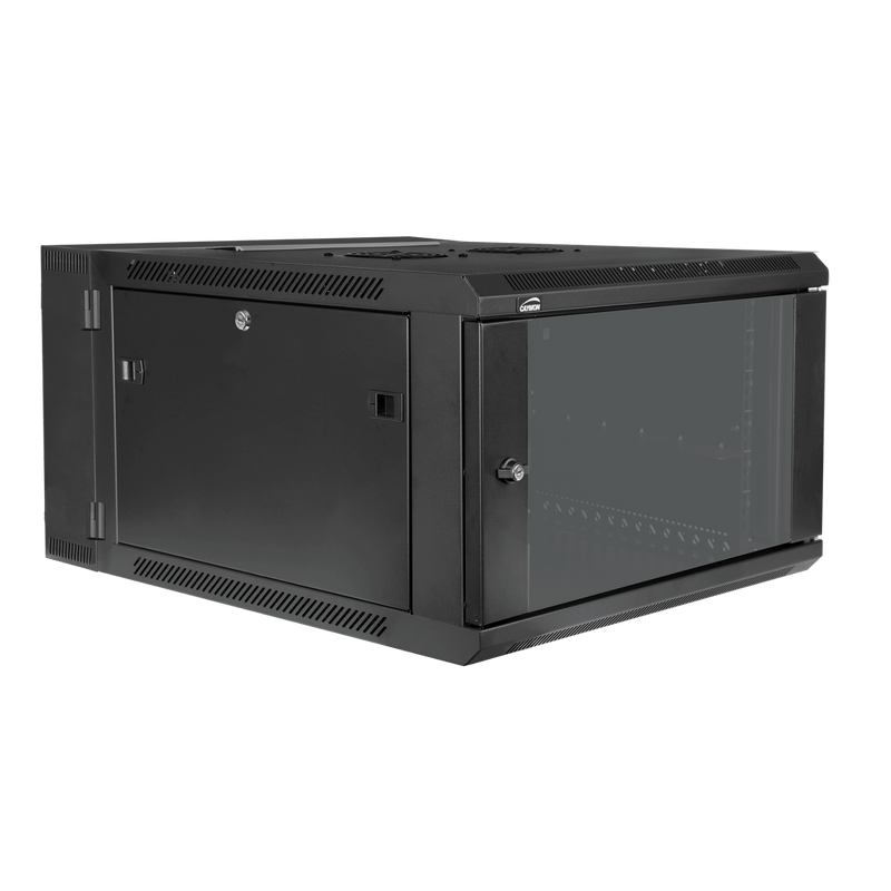 HPR506/B Caymon 19" Wandrek 6U 550mm Diepte (Zwart)