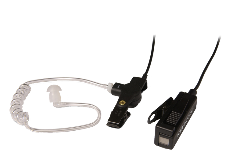 KHS-8BL Kenwood Handpalmmicrofoon met Oortelefoon