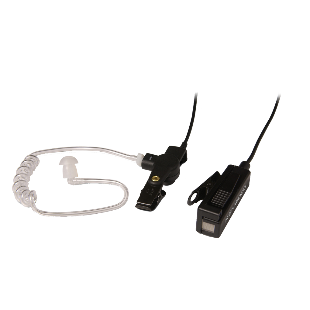 KHS-8BL Kenwood Handpalmmicrofoon met Oortelefoon