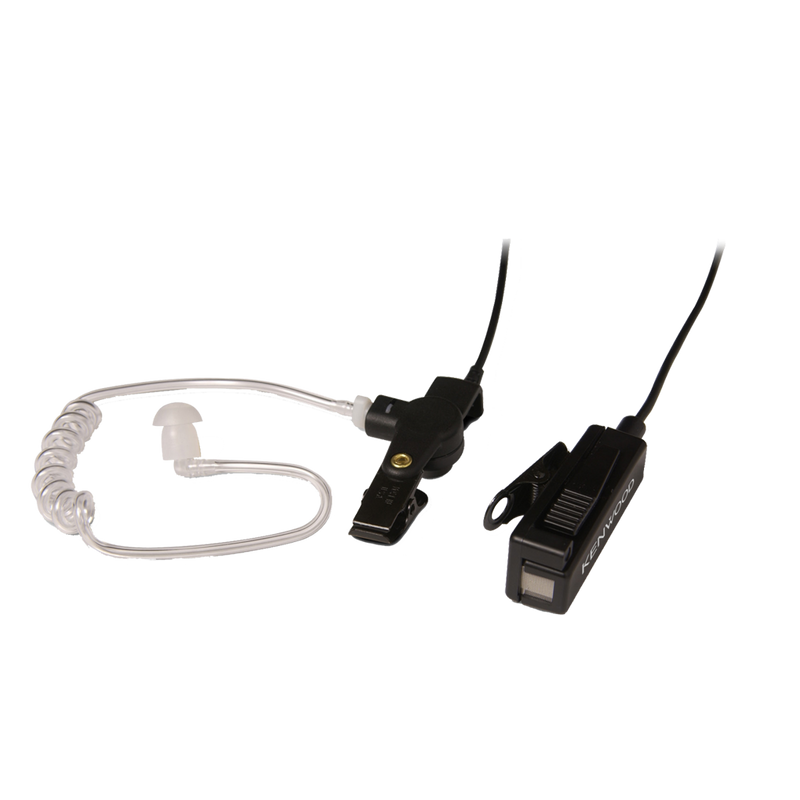 KHS-8BL Kenwood Handpalmmicrofoon met Oortelefoon