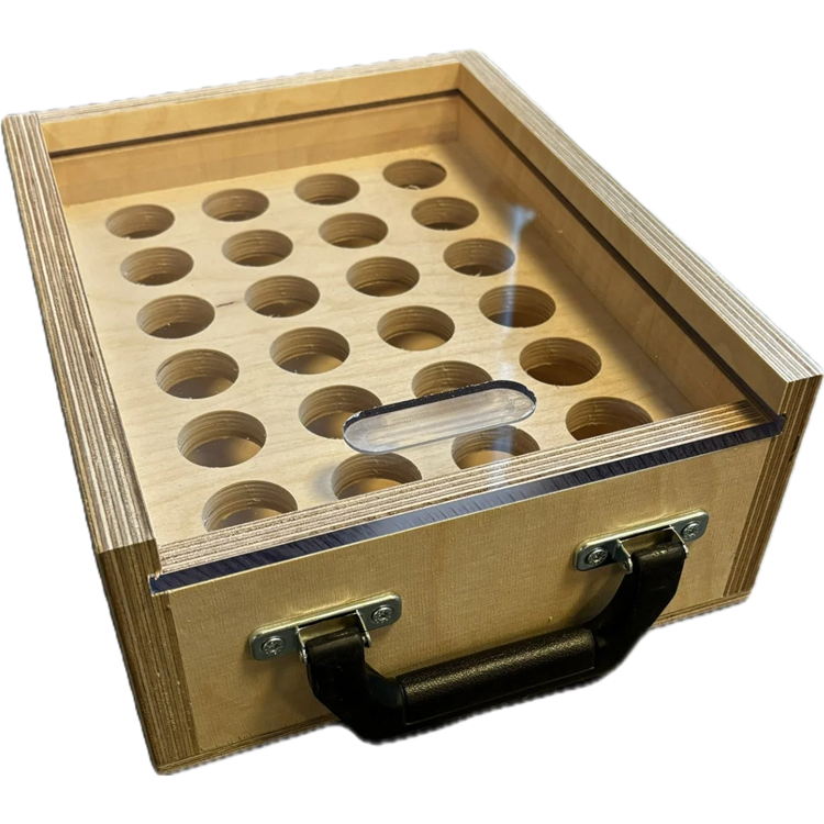 Case voor 24 x Truss Koppelingen Next/Prolyte met Plexi Deksel