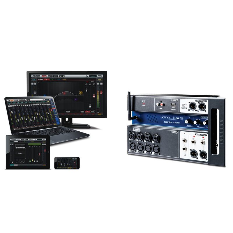 Ui12 Soundcraft 12-kanaals digitale Mengtafel
