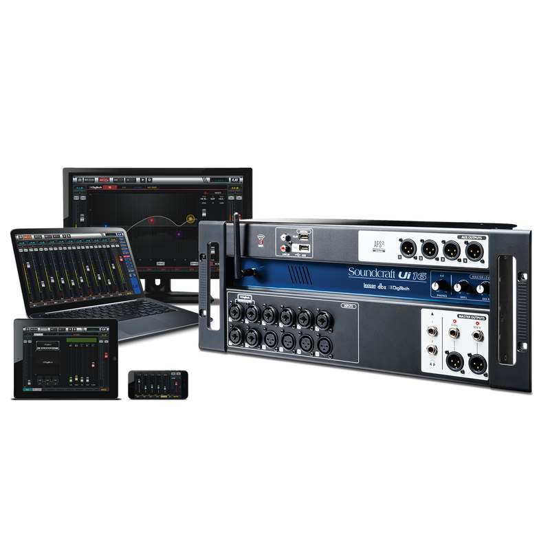 Ui16 Soundcraft 16-kanaals Digitale Mengtafel