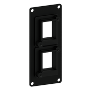 CASY107/B Caymon 1 Unit Afdekplaat voor 2 x Keystone Adapter