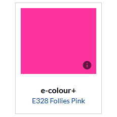 KLEURENFILTER E COLOUR 328/VEL ROSCO FOLLIES PINK 122X55CM