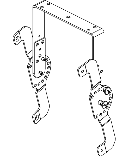 WB-L10V dB Technologies Verticale Muurbeugel voor LVX 10 (Zwart)
