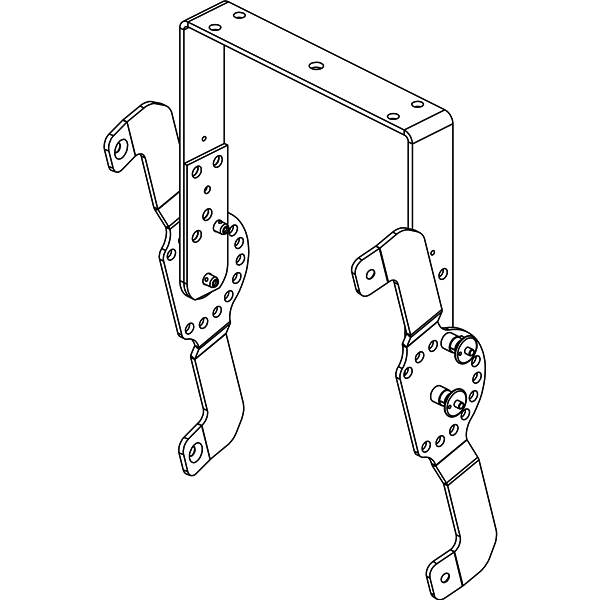 WB-L10V dB Technologies Verticale Muurbeugel voor LVX 10 (Zwart)