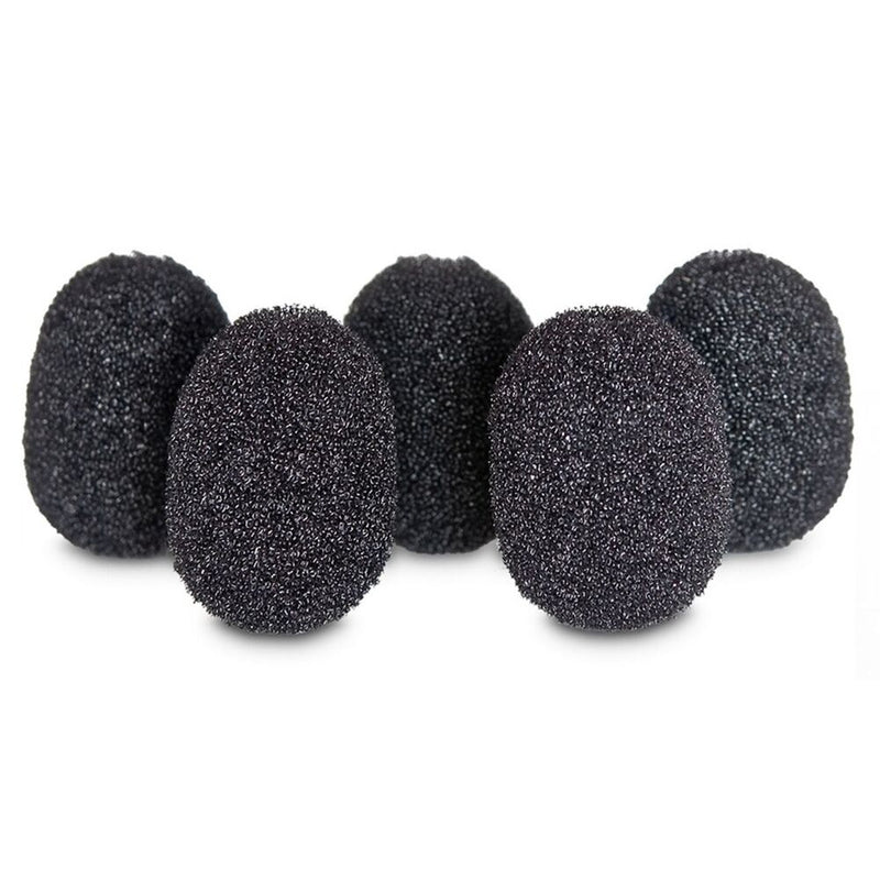 LAVALIER FOAMS BLACK RYCOTE (1 PACK OF 5) (RY105501)