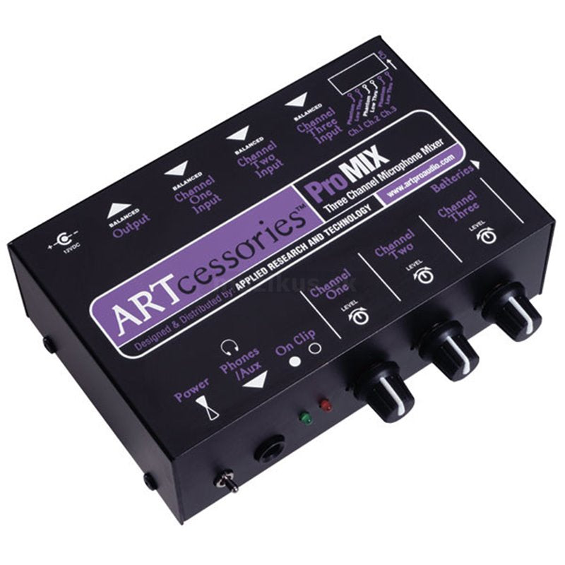 PROMIX ART 3-CHANNEL MIC MIXER