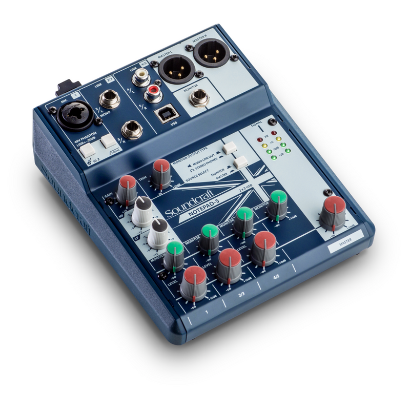 Notepad-5 Soundcraft Mengtafel