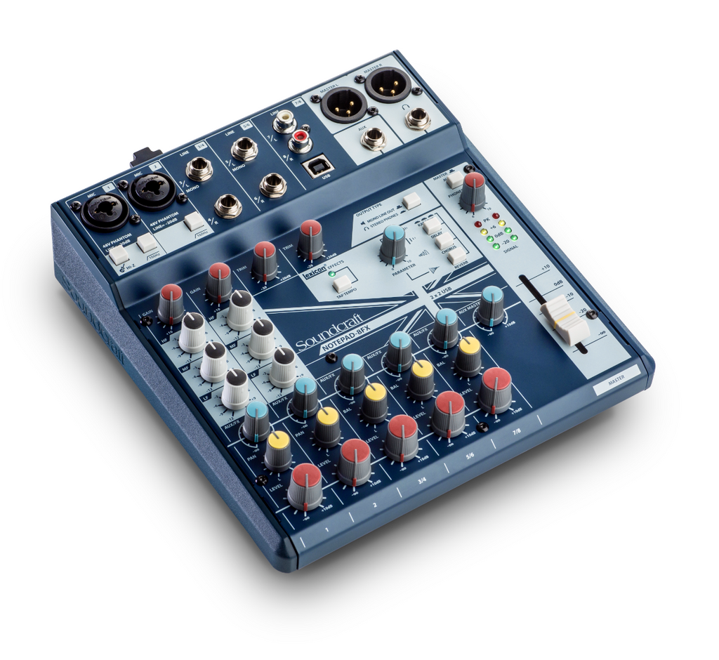 Notepad-8FX Soundcraft Mengtafel