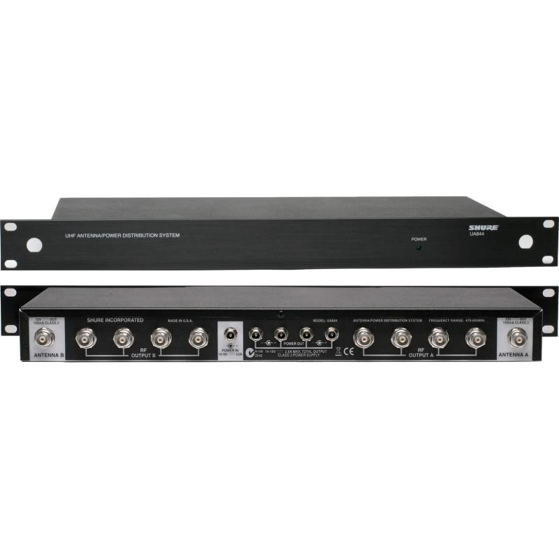 UA844+SWB-E Shure Antenne en Voedingsdistributie