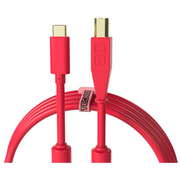 Chroma Cable DJ Techtools USB-C naar USB-B Kabel 1.5m (Rood)