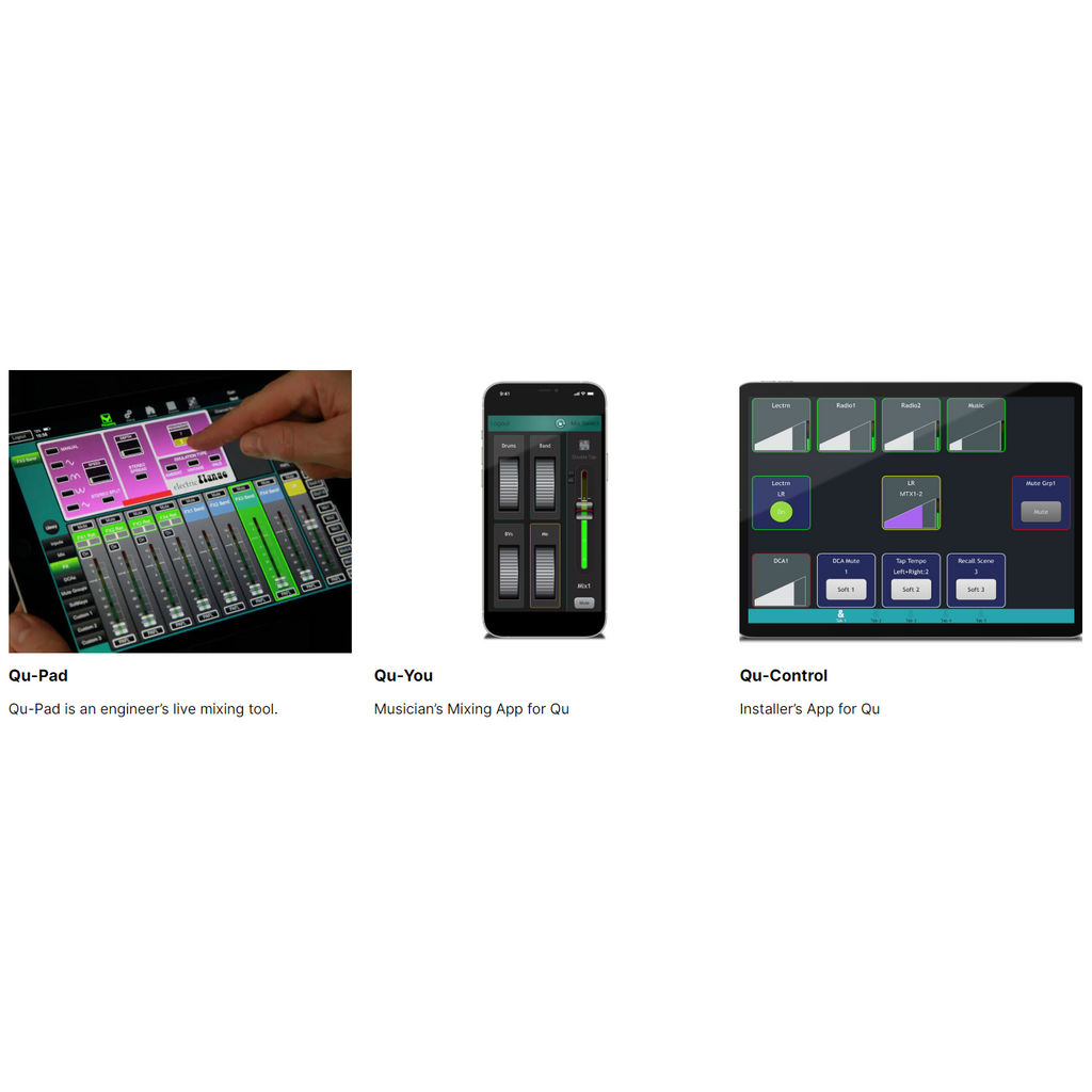 Qu-SB Allen &amp; Heath Portable Digital Mixer