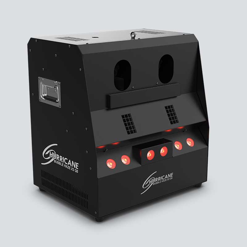 HURRICANE BUBBLE HAZE X2 Q6 CHAUVET DJ "DOUBLE BUBBLE"