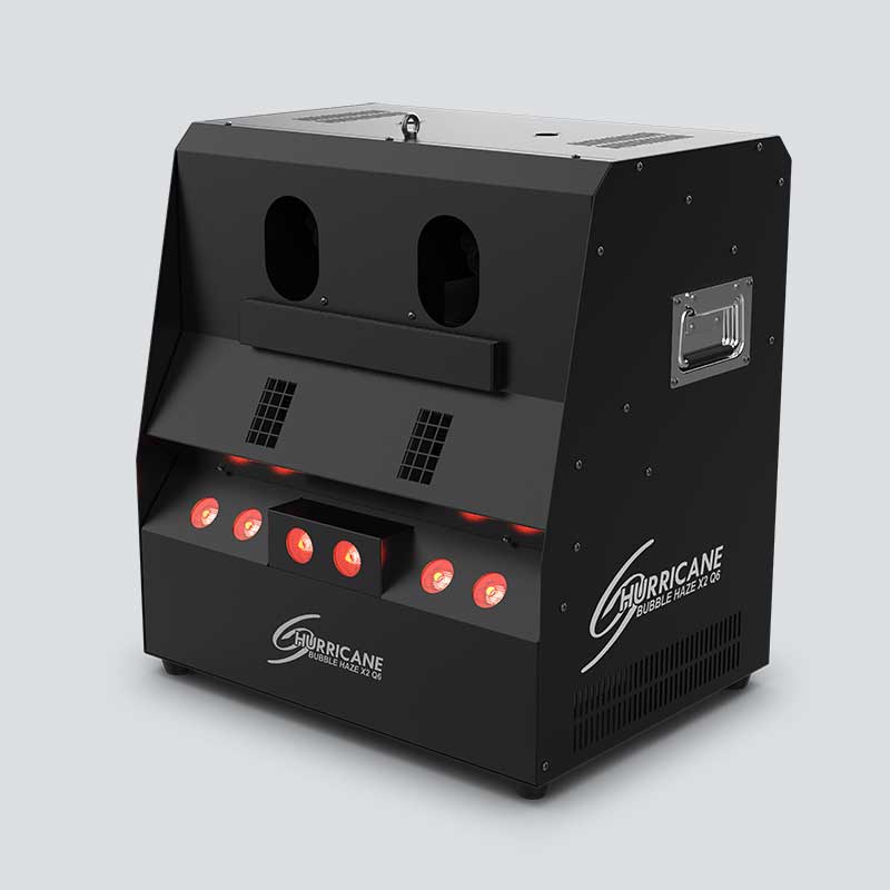 HURRICANE BUBBLE HAZE X2 Q6 CHAUVET DJ "DOUBLE BUBBLE"