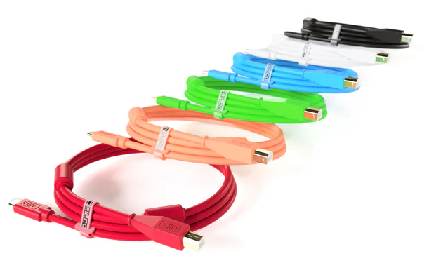 Chroma Cable DJ Techtools USB-C naar USB-B Kabel 1.5m (Wit)
