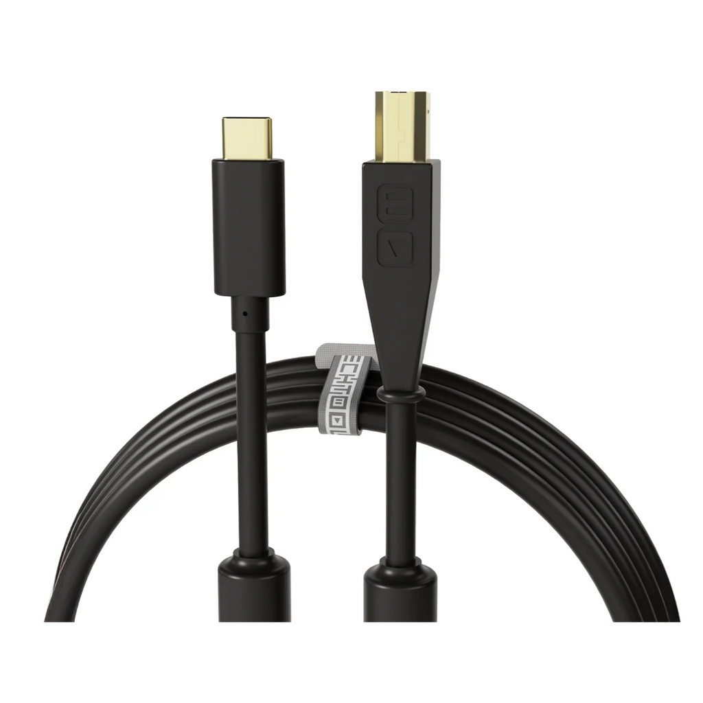 Chroma Cable DJ Techtools USB-C naar USB-B Kabel 1.5m (Zwart)