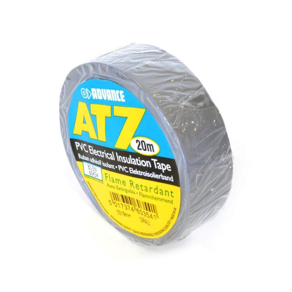 AT7 TAPE 19MMX20M GRIJS PER 8 ROLLEN