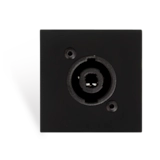 CP45SPES/B CONNECTION PLATE SPEAKON 4P ZWART